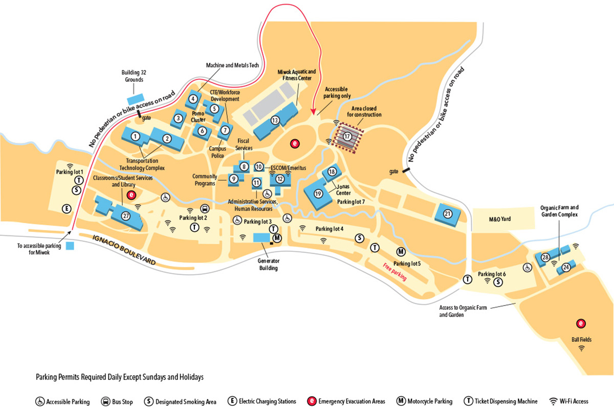 Indian Valley Campus Map