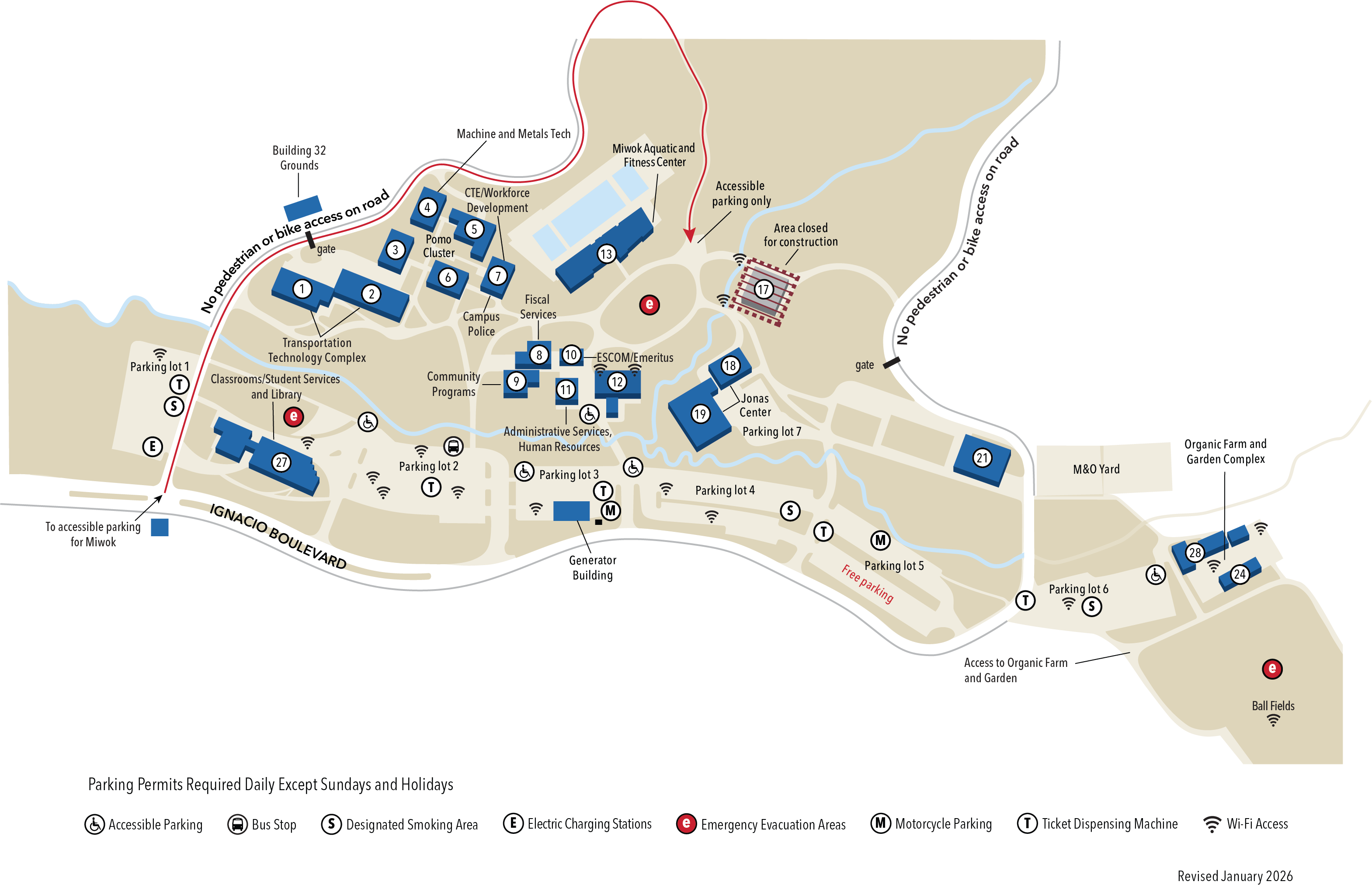 Indian Valley Campus Map
